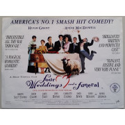 Four Weddings and a Funeral - Original 1994 U.K. Polygram Poster Four Weddings and a Funeral - Original 1994 U.K. Polygram Poster